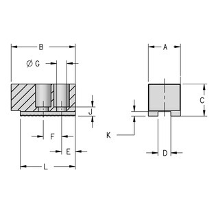 Jeux de 3 mors doux acier 1.5mm x 60° pour mandrin kitagawa-howa